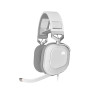 Corsair HS80 RGB USB Premium Gaming Headset with Dolby Audio 7.1 Surround Sound (Broadcast-Grade Omni-Directional Microphone, Memory Foam Earpads, High-Fidelity Sound, Durable Construction) White